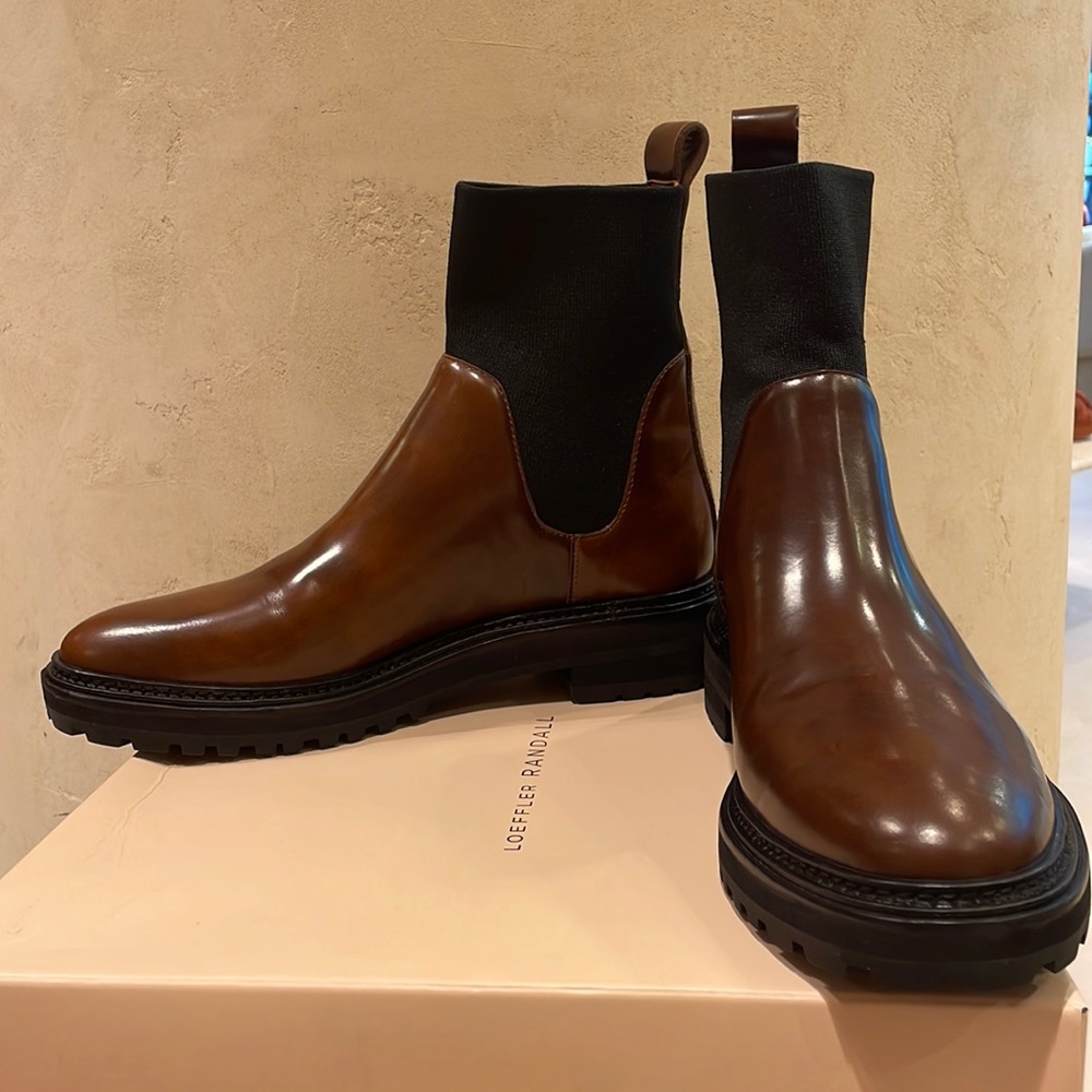 Loeffler Randall Bridget boot - brown